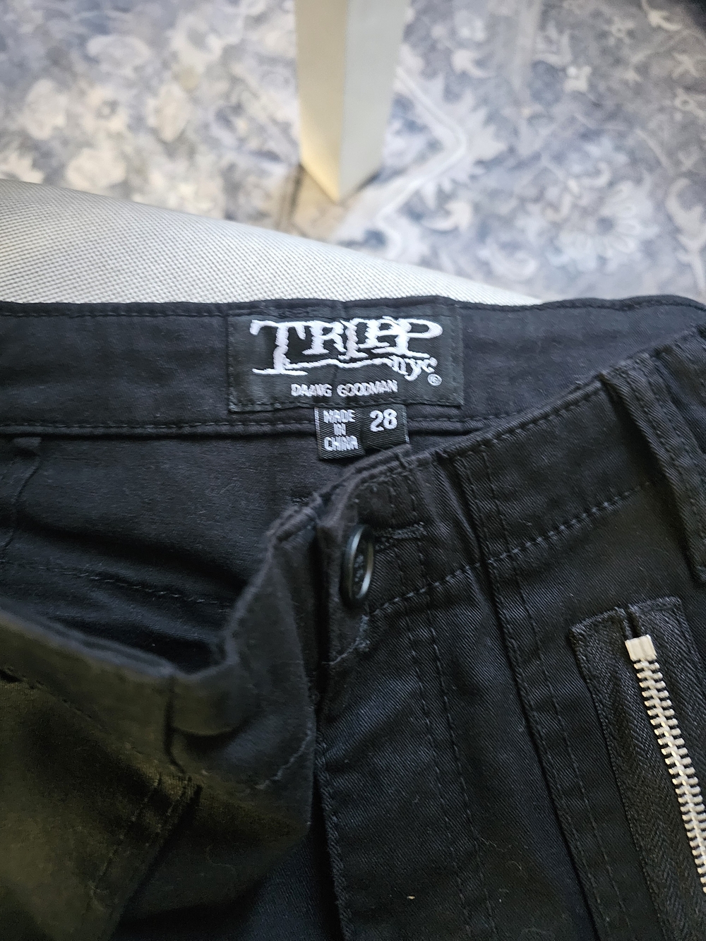 TRIPP NYC Men’s Black Skinny Jeans